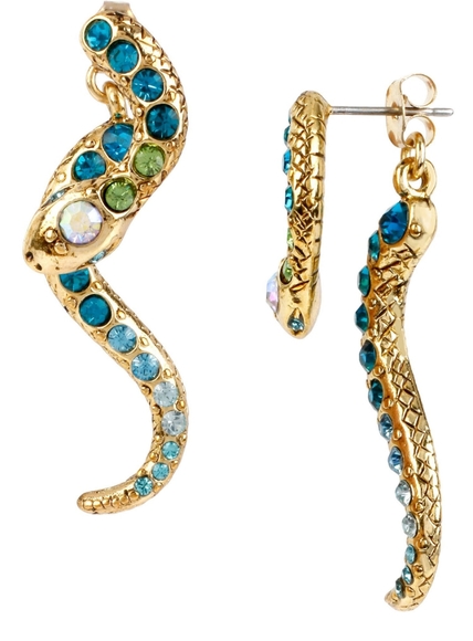 Betsey johnson snake earrings nwt nib - Picture 6 of 6